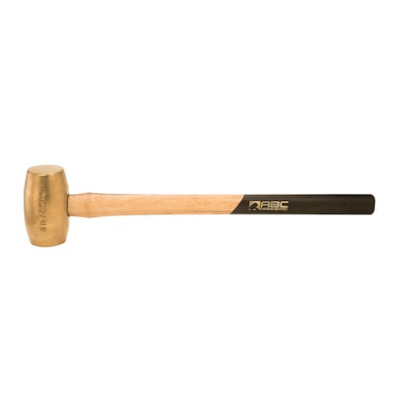 8 Lb. Brass Hammer With 24 Wood Handle